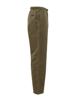 Trousers with Integrated Belt and Pockets