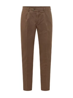 Trousers with Pleats and Side Pockets