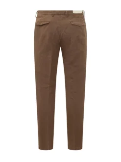 Trousers with Pleats and Side Pockets