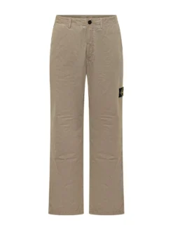 Trousers with Side Logo Patch