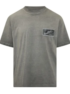 T-shirt con Patch Grafica