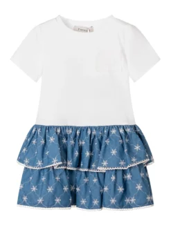 T-shirt Dress with Tiered Skirt