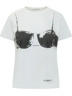 T-shirt Fitted with Front Print
