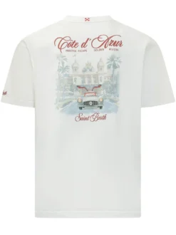 T-shirt Girocollo con Ricamo