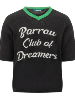 T-Shirt in Maglia Nera Barrow Club of Dreamers