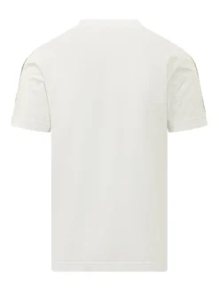 T-shirt with Check Shoulder Bands
