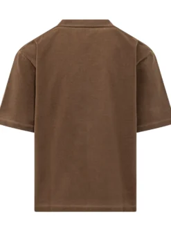 T-shirt with Chest Logo Embroidery