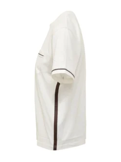 T-shirt with Chest Pocket and Contrast Details