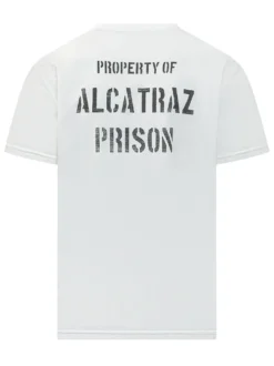 T-shirt with Chest Text Print
