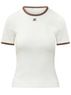 T-shirt with Contrast Trims