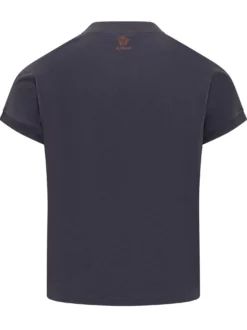 T-shirt with Crew Neck and Short Sleeves