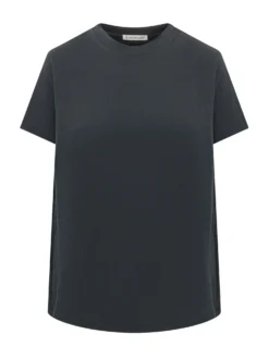 T-shirt with Crew Neck and Short Sleeves