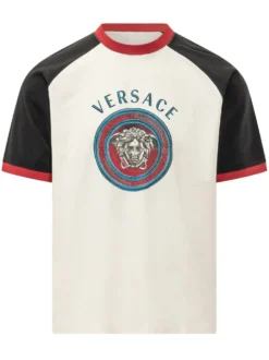 T-shirt with Diagonal Panel