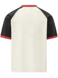 T-shirt with Diagonal Panel