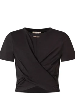 T-shirt with Draped Front