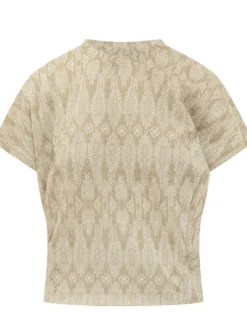 T-shirt with Geometric Pattern