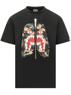 T-shirt with Graphic Print and Logo