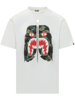 T-shirt with Graphic Print and Logo