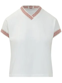 T-shirt with Greca Motif
