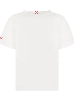 T-shirt with Illustrated Front Print