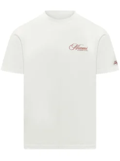 T-shirt with Lettering Print