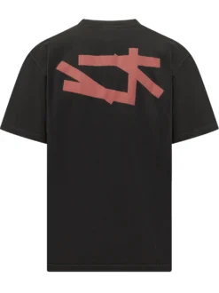 T-shirt with Lettering Print