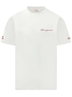 T-shirt with Lettering Print
