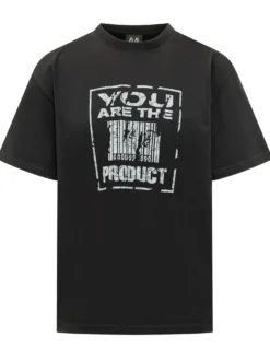 T-Shirt with Lettering Print