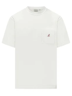 T-shirt with Patch Pocket and Logo