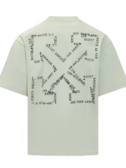 T-shirt with Printed Logo
