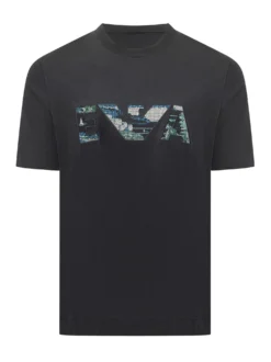T-shirt with Raised Logo