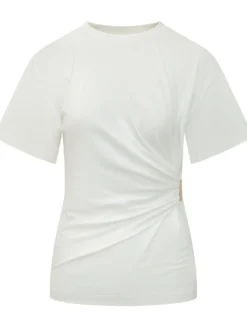 T-shirt with Side Knot Detail