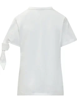 T-shirt with Sleeve Knot
