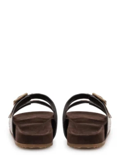 Urchin Sandals with Double Buckle and Print