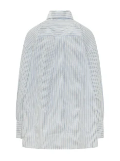 Vega Shirt with Collar and Buttons and Striped Pattern
