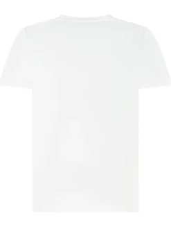 Versace Kids White T-Shirt with Holographic Maxi Medusa Logo
