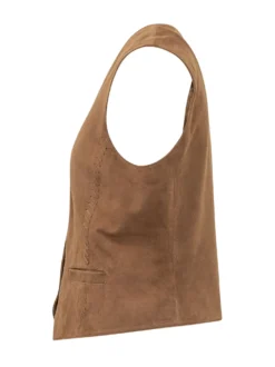 Vest with Buttons and Pockets