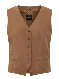 Vest with Buttons and Pockets
