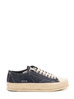 Vincent 015 Sneakers with Laces and Side Logo