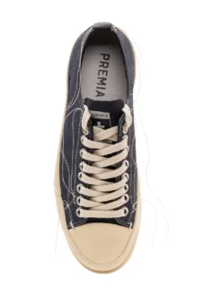 Vincent 015 Sneakers with Laces and Side Logo