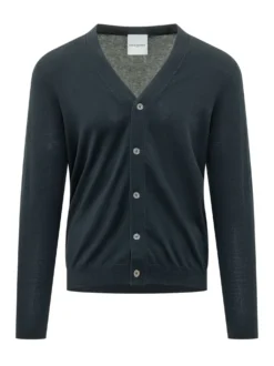 V Neck Buttoned Cardigan