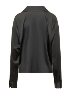 V-Neck Collared Blouse