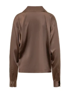 V-Neck Collared Blouse