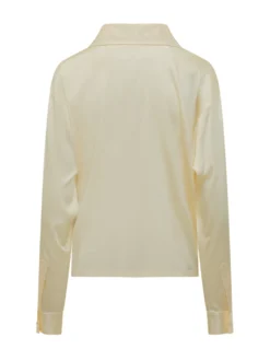 V-Neck Collared Blouse