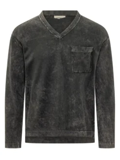 V Neck Sweater with Pocket