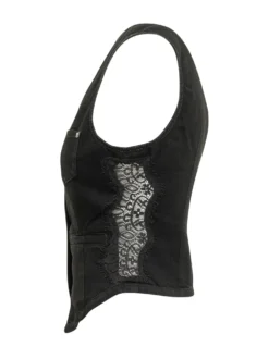 V Neck Vest with Pockets