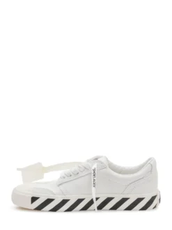 Vulcanized Sneakers with Laces and Print