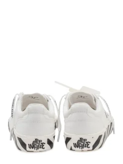 Vulcanized Sneakers with Laces and Print