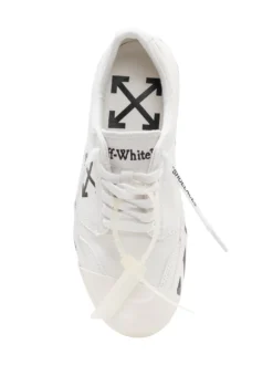 Vulcanized Sneakers with Laces and Print