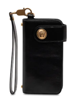 Wallet Long Leather with Wrist Strap